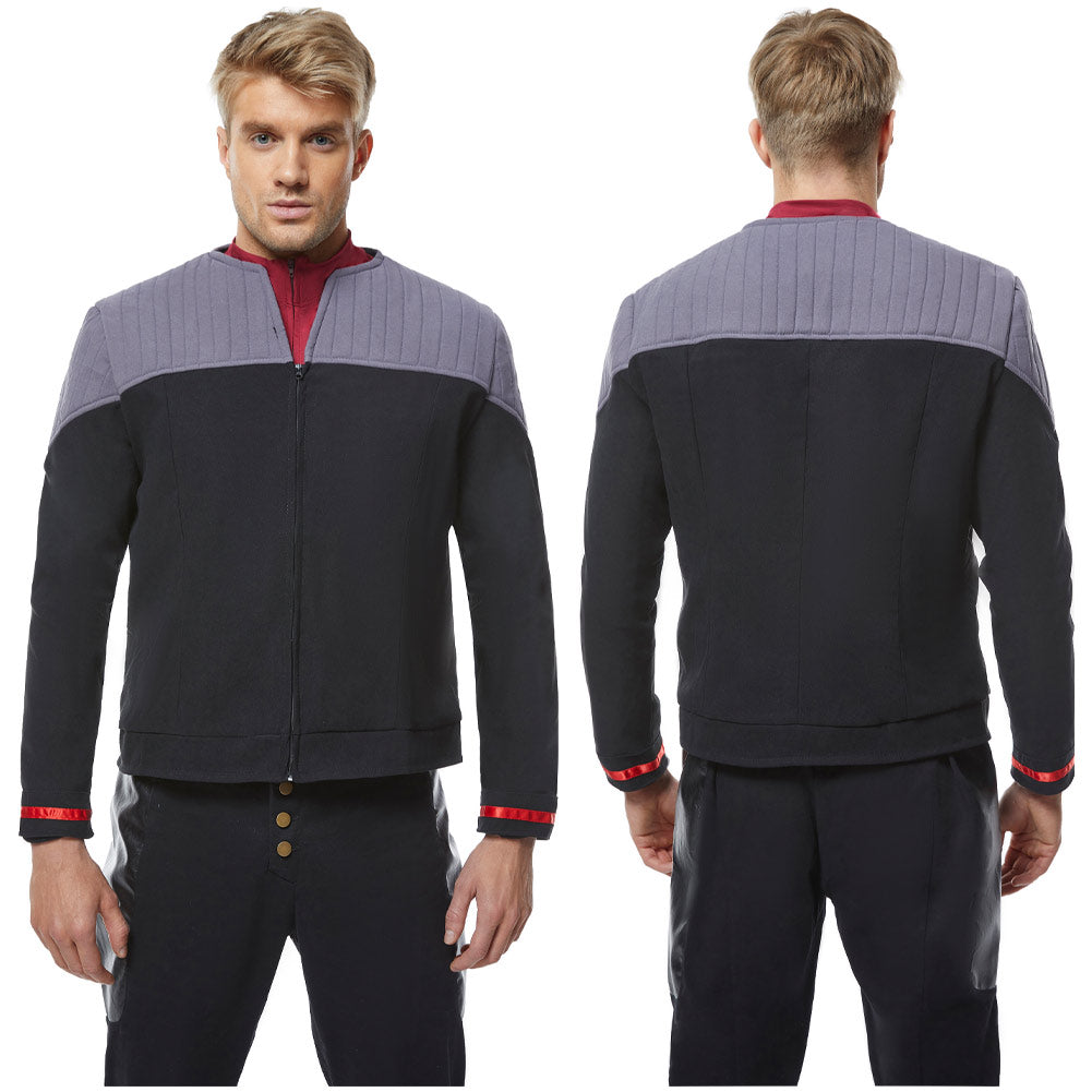 Star Trek Generations Captain Jean-Luc Picard Cosplay Kostüm Jacke