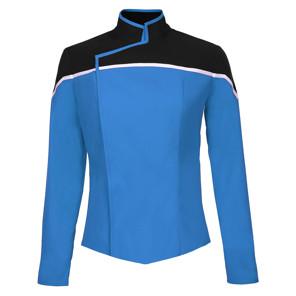 Star Trek: Lower Decks Blau Uniform Oberteil Cosplay Kostüm