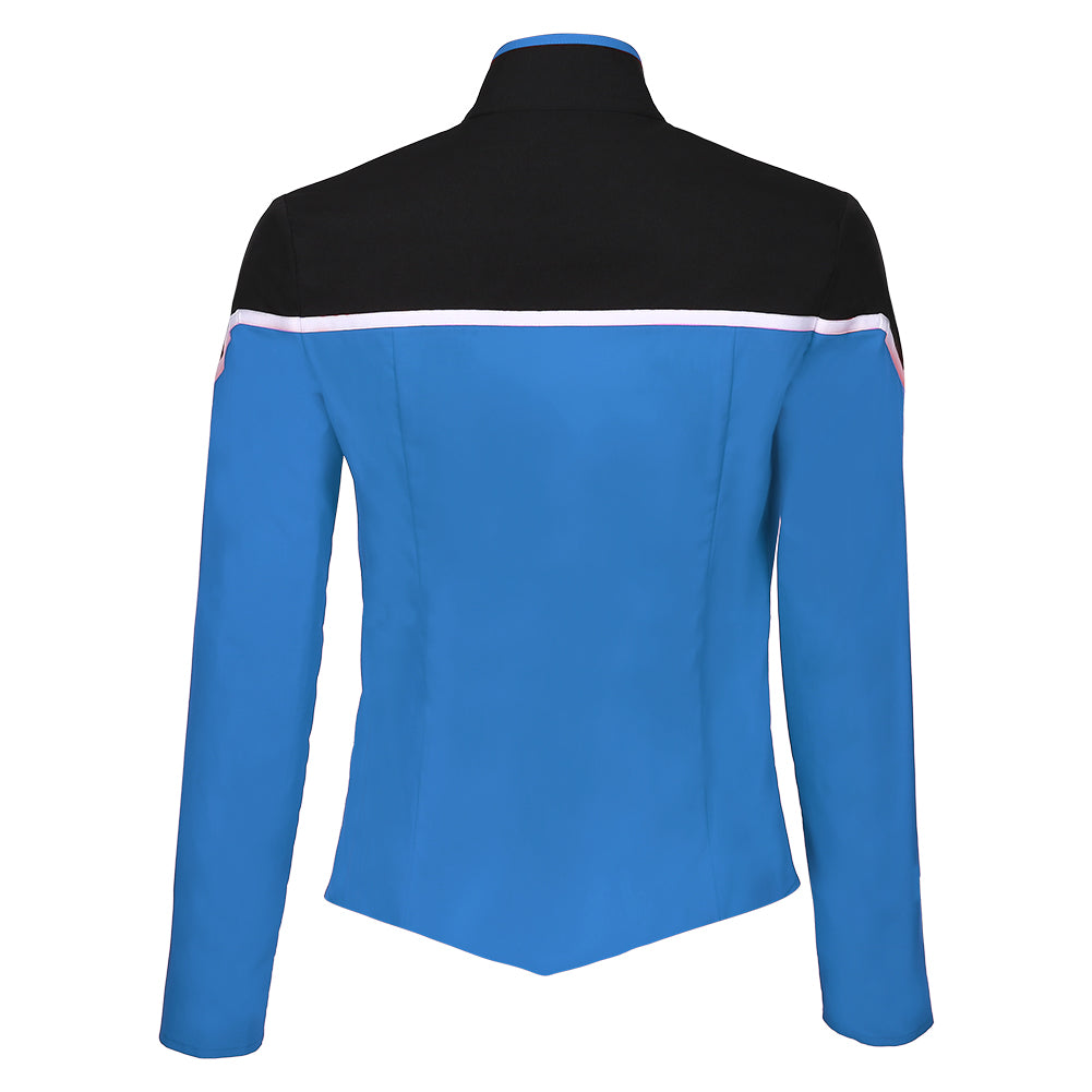 Star Trek: Lower Decks Blau Uniform Oberteil Cosplay Kostüm