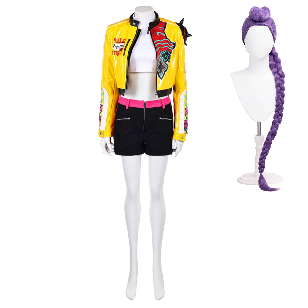 Rumi Bühnenoutfits Girlgroup Superstar Dämonenjägerin Rumi Cosplay Kostüm