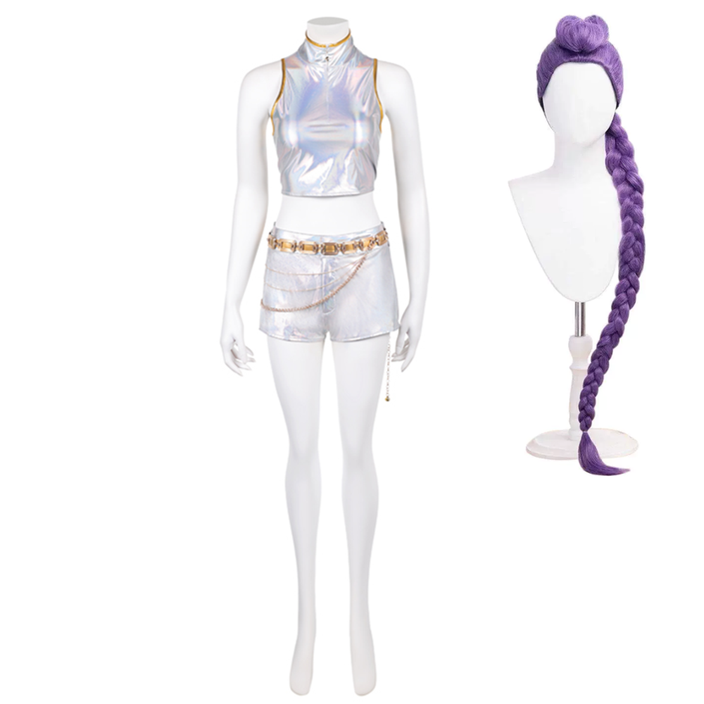 Girls Group Girlgroup Superstar Dämonenjägerin Rumi Cosplay Kostüm Set