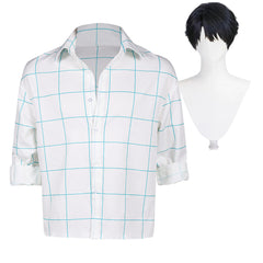 K-Pop: Demon Hunters Saja Boys Jinu weiß Hemd Cosplay Outfits