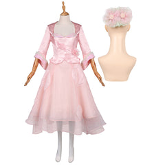 Wicked For Good Glinda rosa Kleid Cosplay Outfits