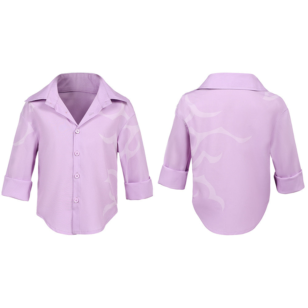 Kinder Junger Jinu Saja rosa Kostüm K-Pop: Demon Hunters Saja Boys Jinu Cosplay Outfits