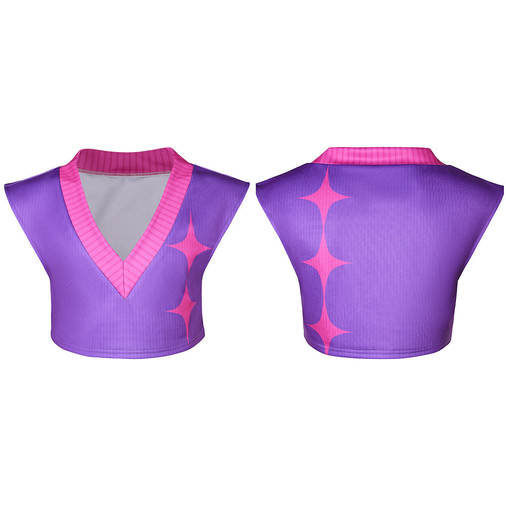 Saja Boys Mystery Saja lila Outfits Cosplay K-Pop: Demon Hunters Mystery Cosplay Kostüm