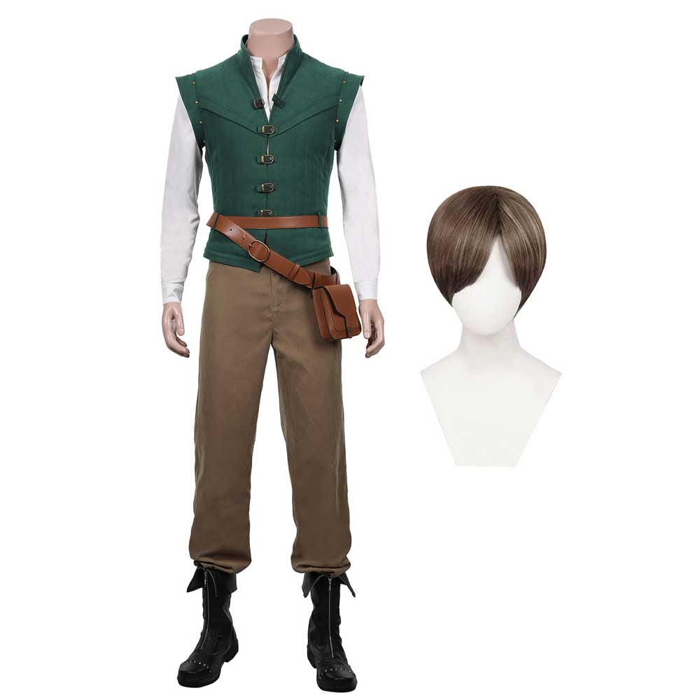 Flynn Rider Kostüm Tangled Eugene Fitzherbert Cosplay Halloween Karneval Kostüm