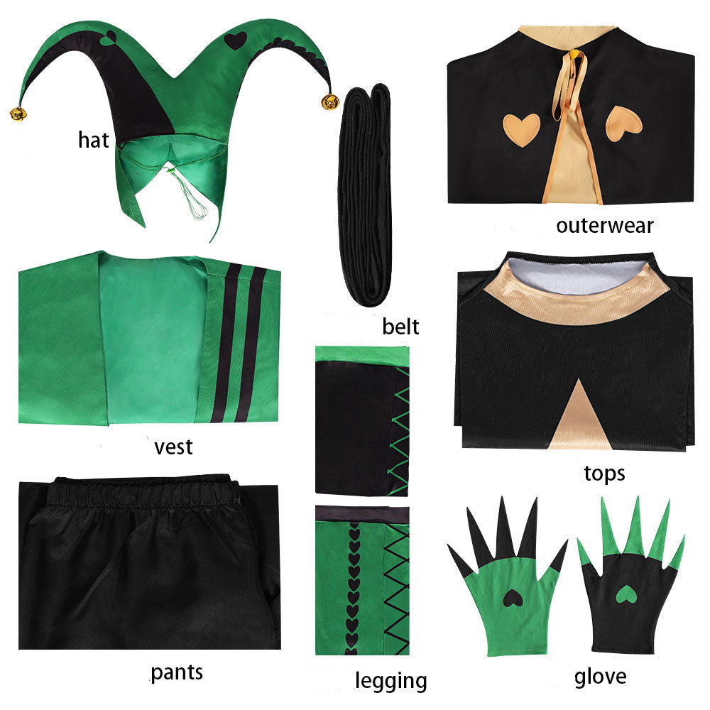 The Freak Circus Clown Kostüm SET TFC Joker Cosplay Outfit