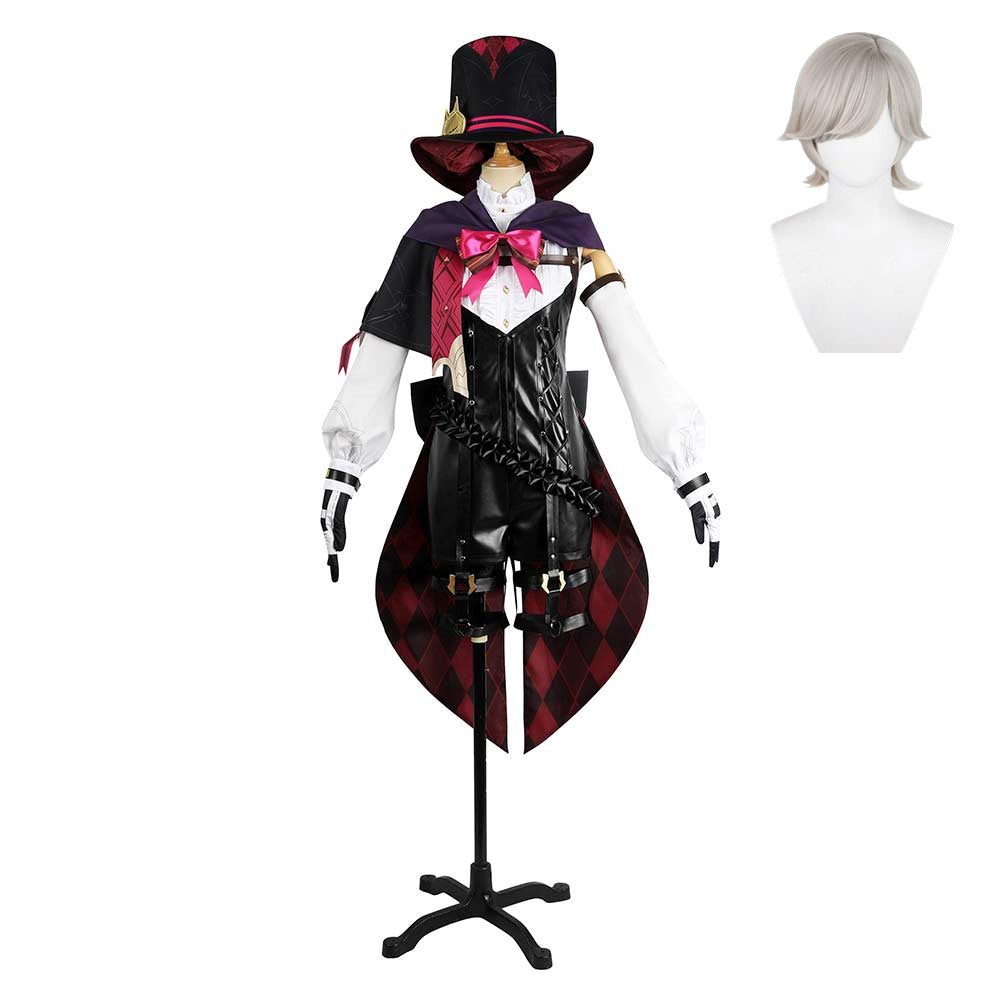 Lyney Kostüm Genshin Impact Cosplay Halloween Karneval Outfits