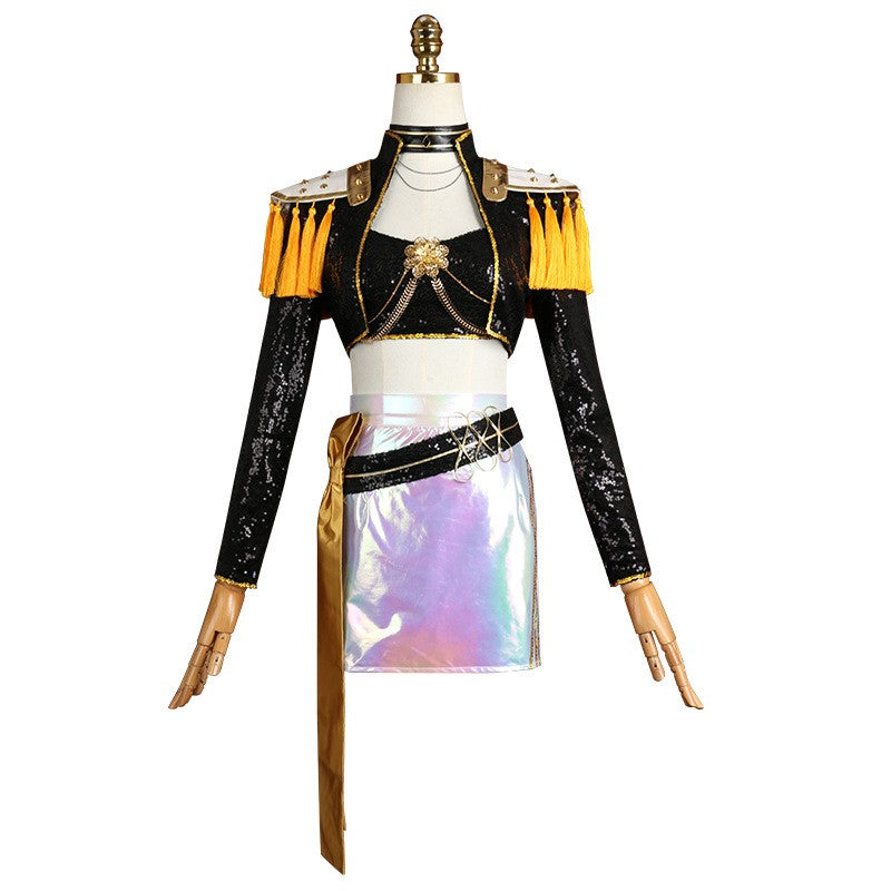 Mira Golden Kostüm KPop Demon Hunters HUNTRIX Mira Cosplay Outfits