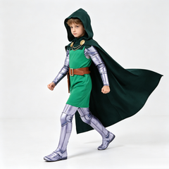 Victor von Doom Kinder Kostüm Set Avengers: Doomsday Dr. Doom Cosplay Outfit