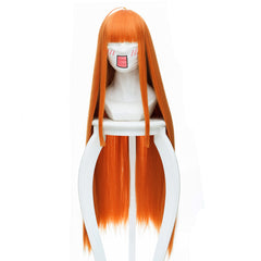 Persona 5 Futaba Sakura Perücke Cosplay Perücke Orange Langhaar