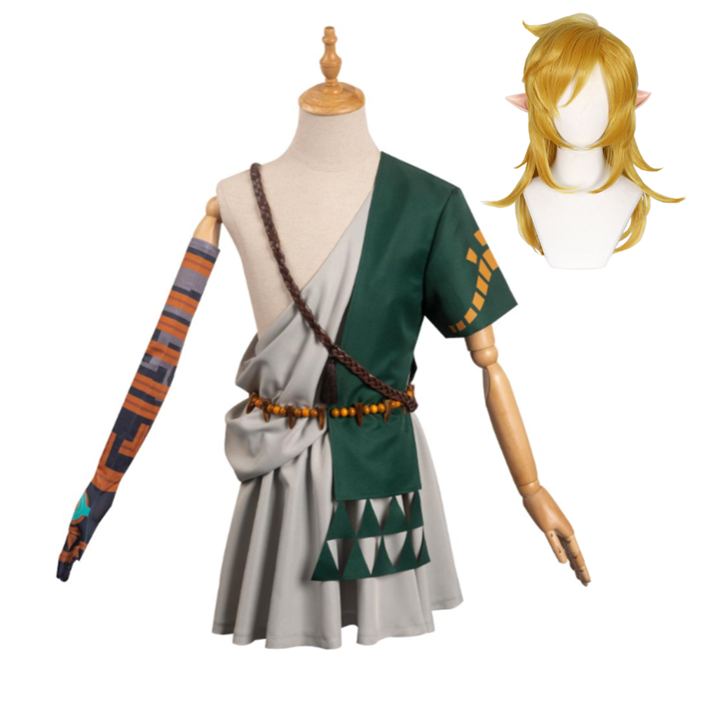 The Legend of Zelda: Tears of the Kingdom Link Kostüm Set Cosplay Halloween Karneval Outfits