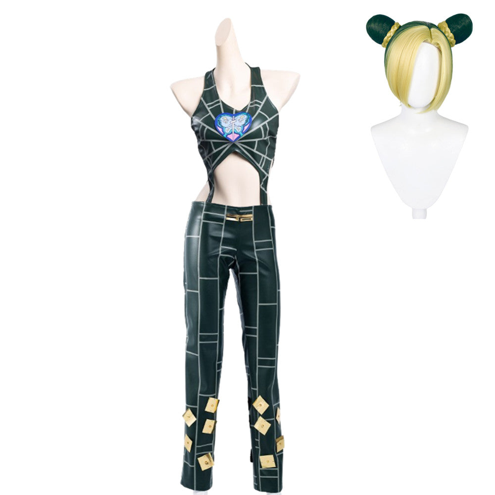 JoJo's Bizarre Adventure Jolyne Cujoh Cosplay Kostüm Halloween Karneval Outfits