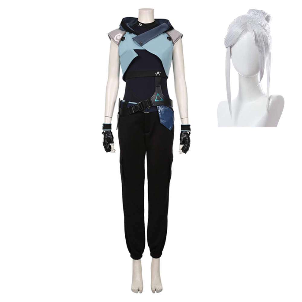 Jett Kostüm Valorant Cosplay Kostüm Halloween Jumpsuit Karneval Kostüm