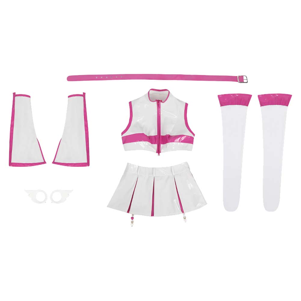  2.5 Dimensional Seduction Ririsa Amano Uniform Cosplay Kostüm Set