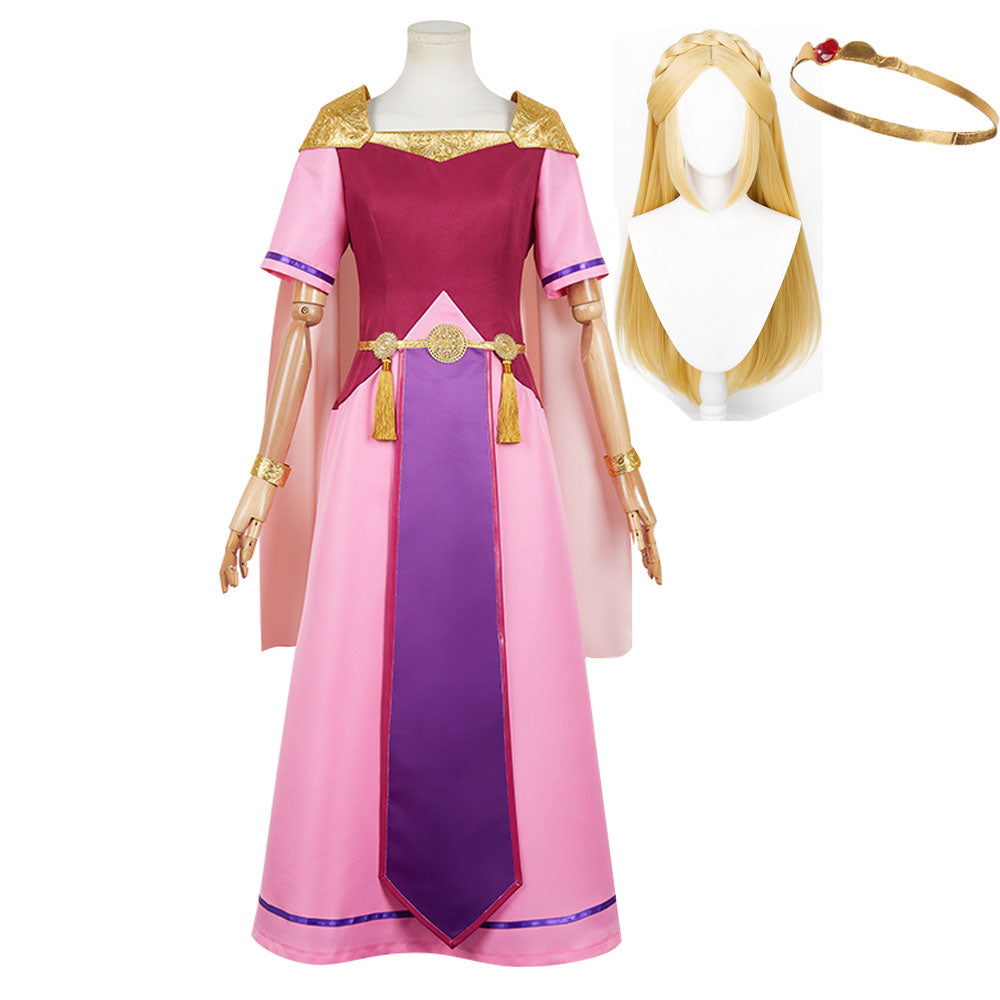 Prinzessin Zelda Kleid The Legend of Zelda: Echoes of Wisdom Zelda Cosplay Kostüm