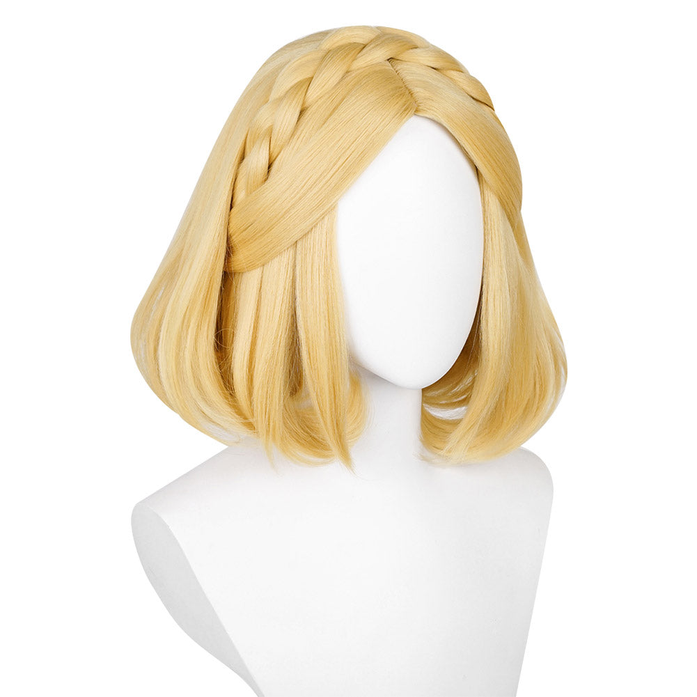 MEZHEN Lange Prinzessinnen-Perücke – Wie Elsa Aus Frozen, 85 Cm, Für Cosplay, Karneval & Kindergeburtstage