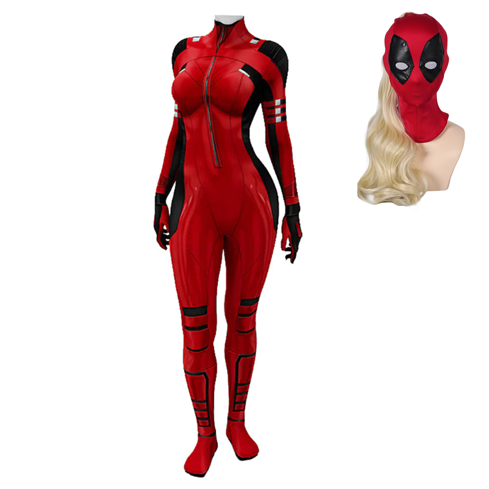 Deadpool & Wolverine (2024) Ladypool Jumpsuit Cosplay Kostüm