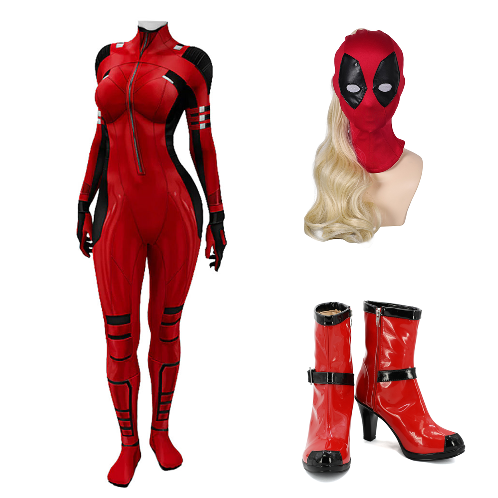 Deadpool & Wolverine (2024) Ladypool Jumpsuit Cosplay Kostüm