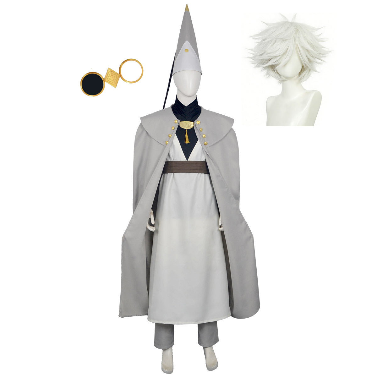 Qifrey grau Outfit Witch Hat Atelier Qifrey Cosplay Kostüm