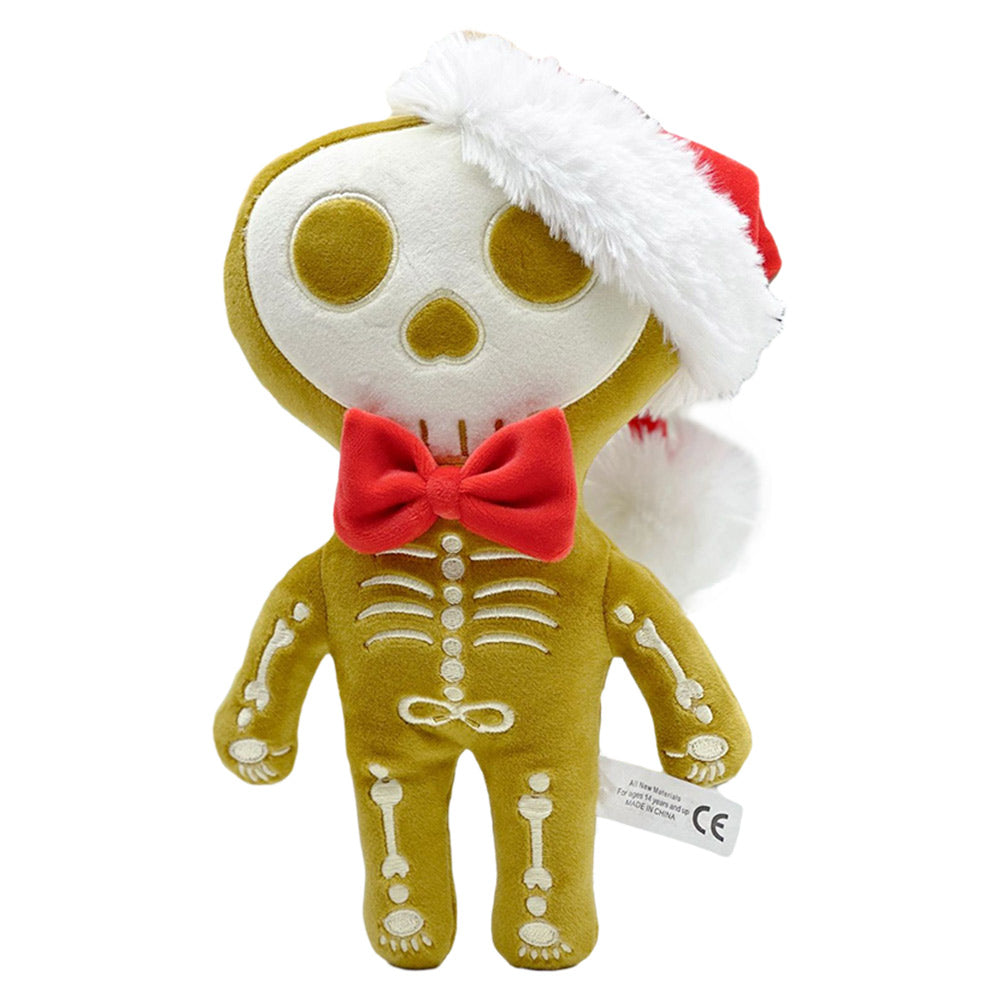 Lebkuchen Weihnachten Lebkuchenmann Plüschtier Skeleton Puppe als Geschenk Dekoration
