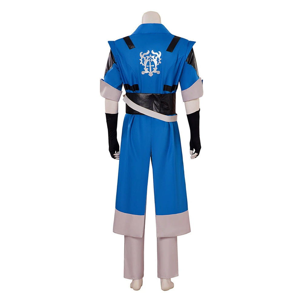 Castlevania Richter Belmont blau Kostüm Set Cosplay Outfits