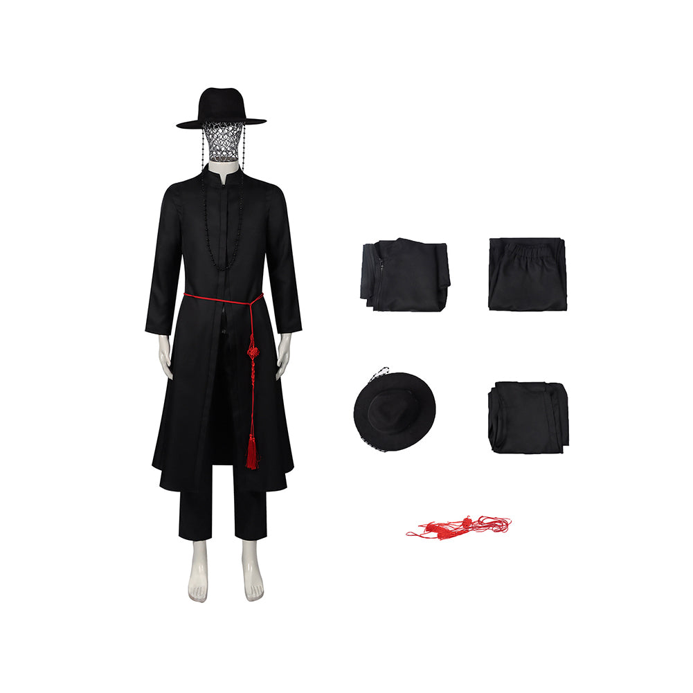 Kpop Demon Hunters Boys Group Saja Boys Jinu Cosplay Kostüm Set