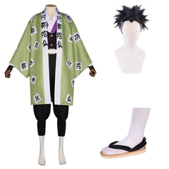 Gyomei Himejima Kimono Blade of Demon Destruction Gyomei Cosplay Kostüm
