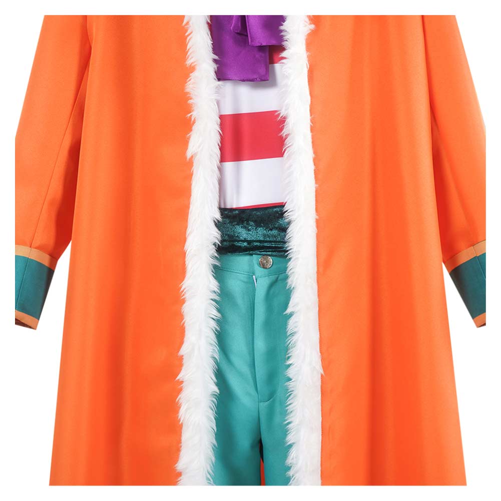 Buggy One Piece Serie Cosplay Kostüm Outfits