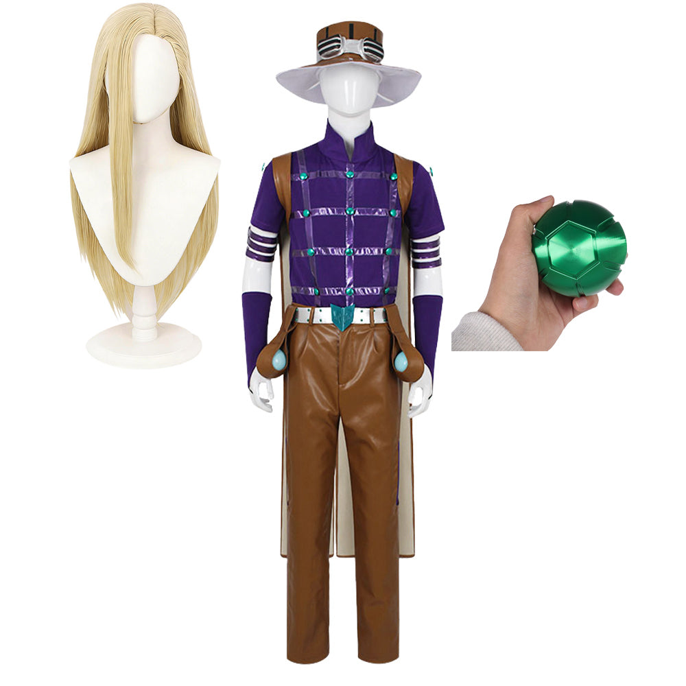 Gyro Zeppeli Kostüm JoJo‘s Bizarre Adventure Cosplay Gyro Outfits