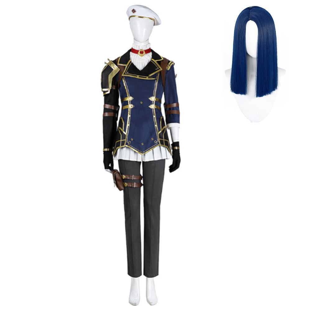 Arcane: League of Legends Caitlyn Kiramman the Sheriff of Piltover Kostüm Cosplay Outfits