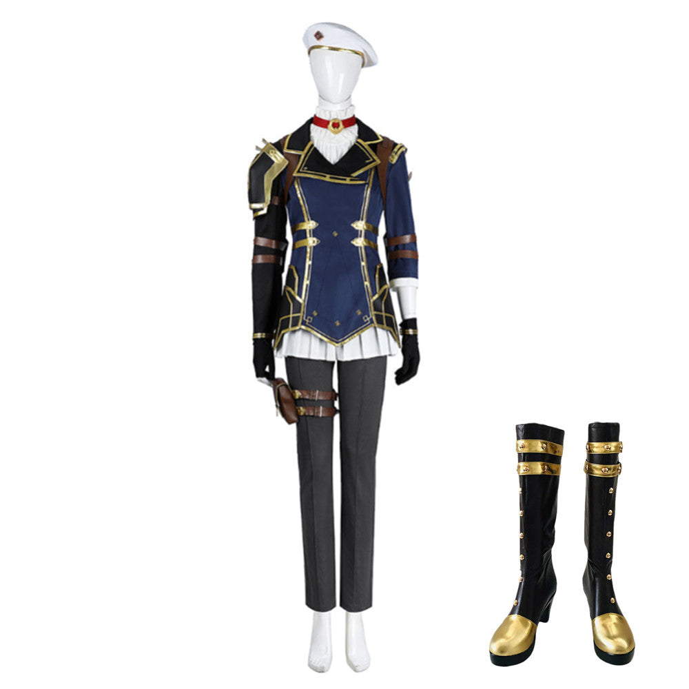 Arcane: League of Legends Caitlyn Kiramman the Sheriff of Piltover Kostüm Cosplay Outfits