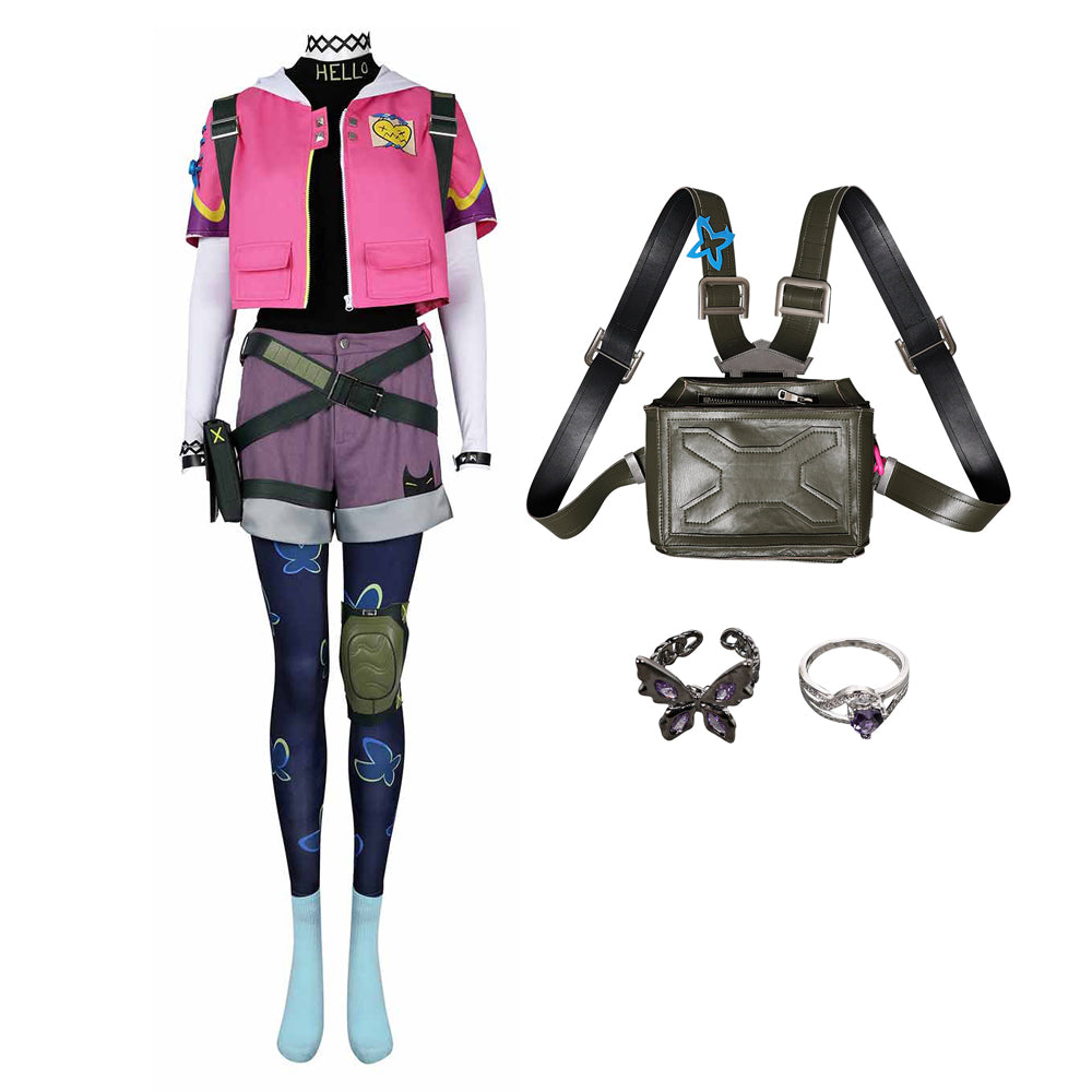 Valorant Clove Kostüm Set Cosplay Outfits