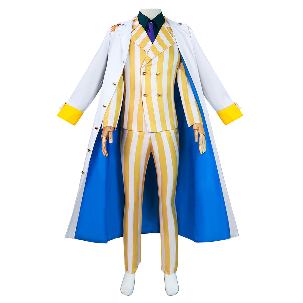 One Piece Borsalino Kostüm Cosplay Halloween Karneval Outfits