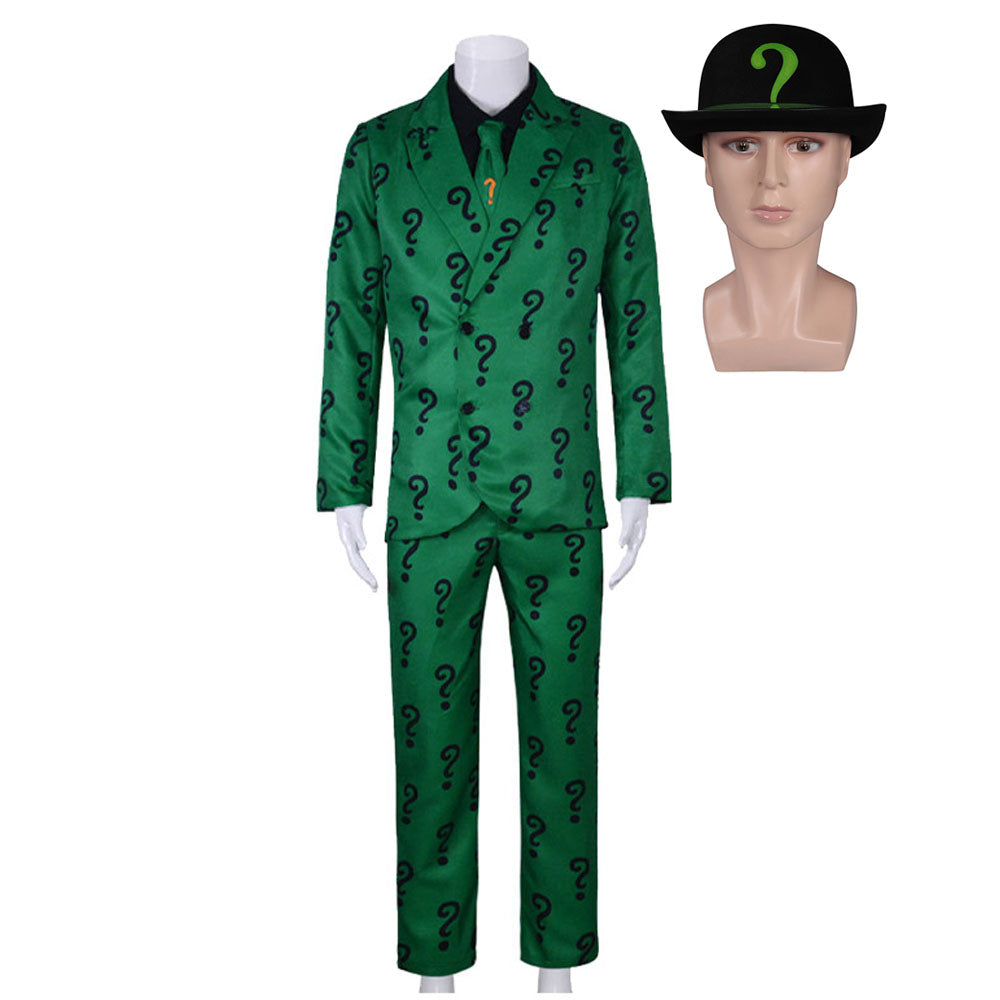 Riddler The Batman Edward Nygma Cosplay Kostüm Halloween Karneval Outfits
