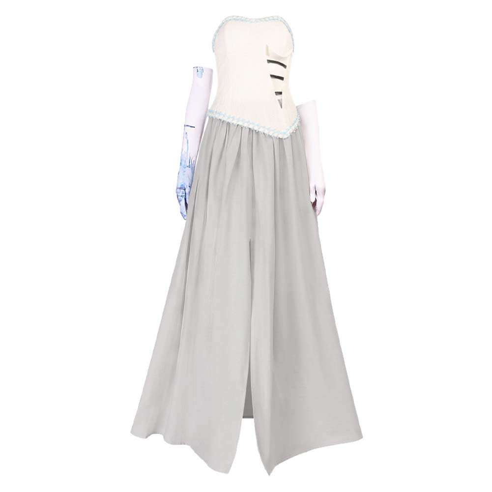 Corpse Bride Hochzeit mit einer Leiche Emily Kleid Cosplay Kostüm Halloween Karneval Outfits