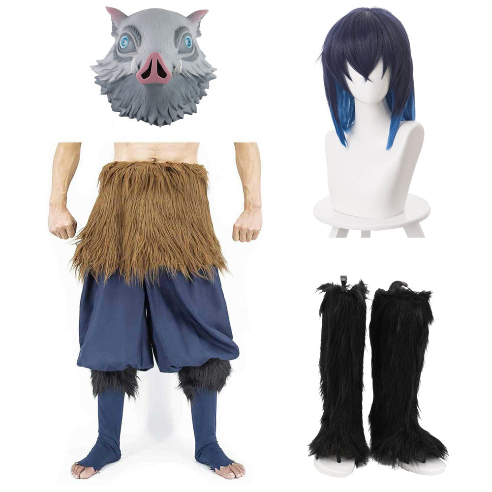 Inosuke Hashibira Blade of Demon Destruction Cosplay Kostüm Halloween Karneval Hose