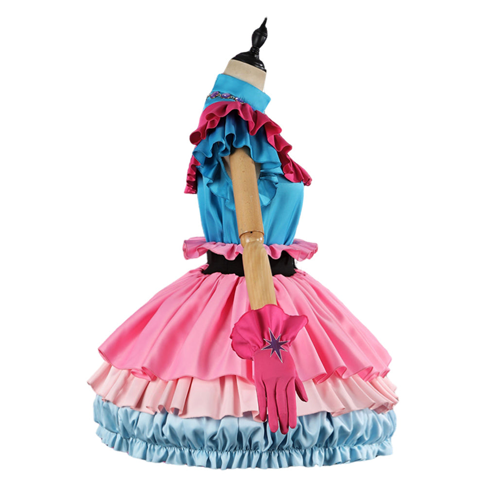 Ai Hoshino rosa Kleid OSHI NO KO Hoshino Ai Cosplay Halloween Karneval Kostüm
