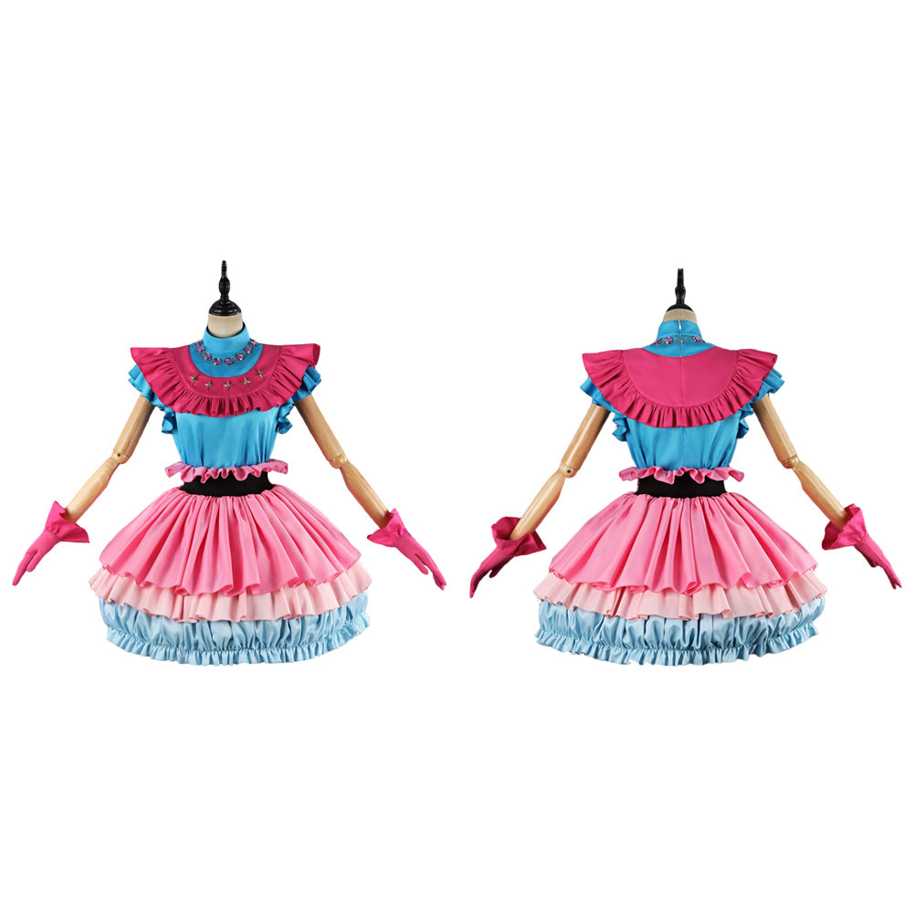 Ai Hoshino rosa Kleid OSHI NO KO Hoshino Ai Cosplay Halloween Karneval Kostüm