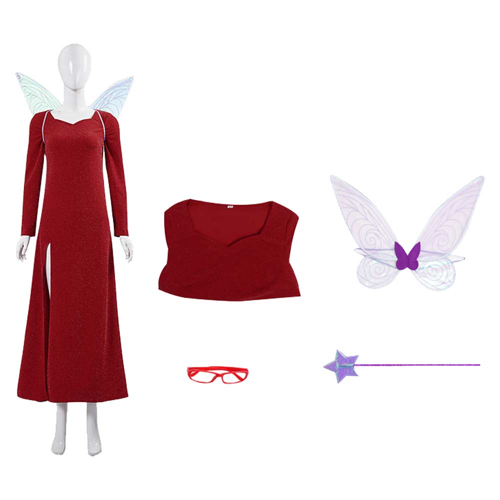 Shrek Die Gute Fee Kleid airy Godmother Cosplay Kostüm