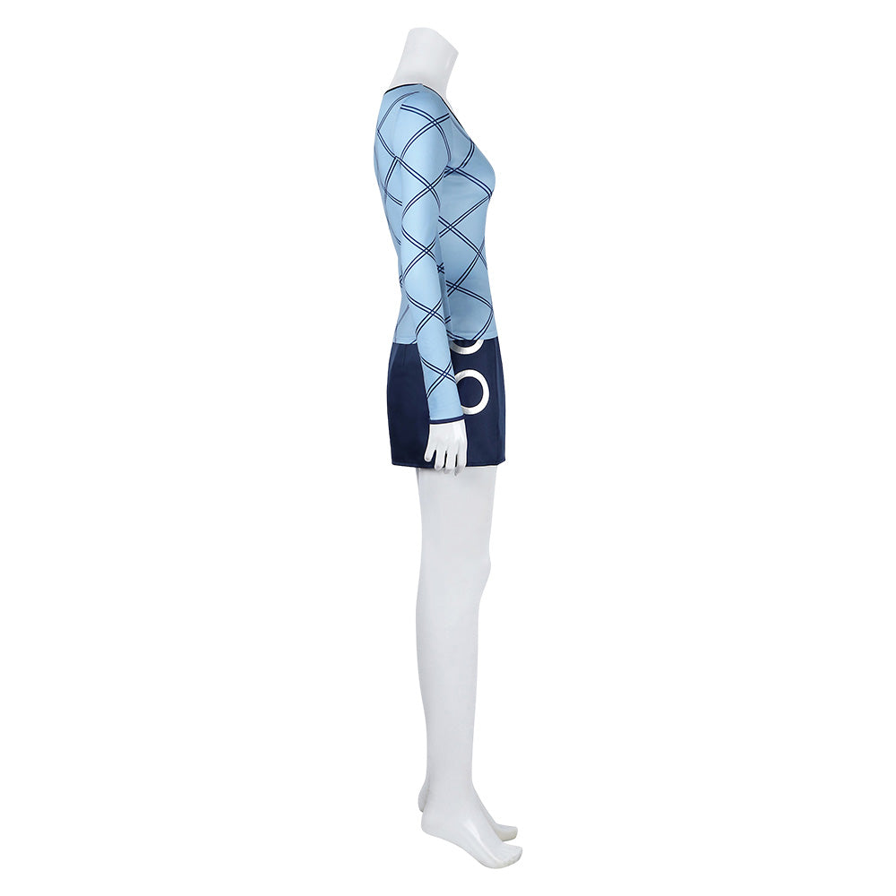 One Piece Nami blau Kostüm Set Cosplay Outfit