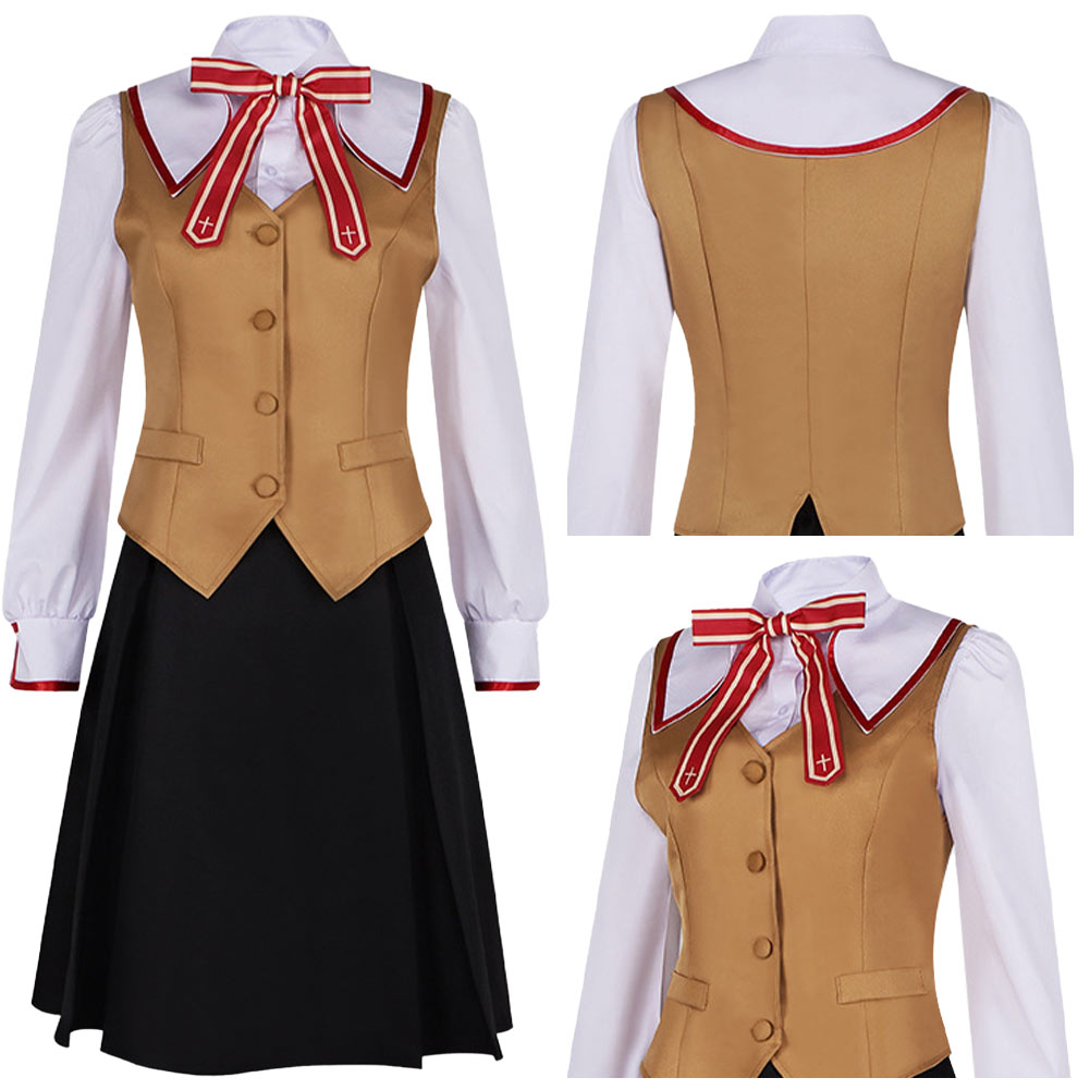 Fate stay night Rin Tohsaka Uniform Cosplay Outfits