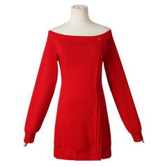 Yor Forger Cosplay SPY×FAMILY Kostüm Rot Pullover Outfits
