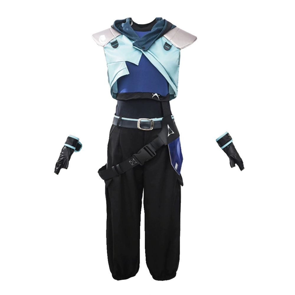 Jett Kostüm Valorant Cosplay Kostüm Halloween Jumpsuit Karneval Kostüm