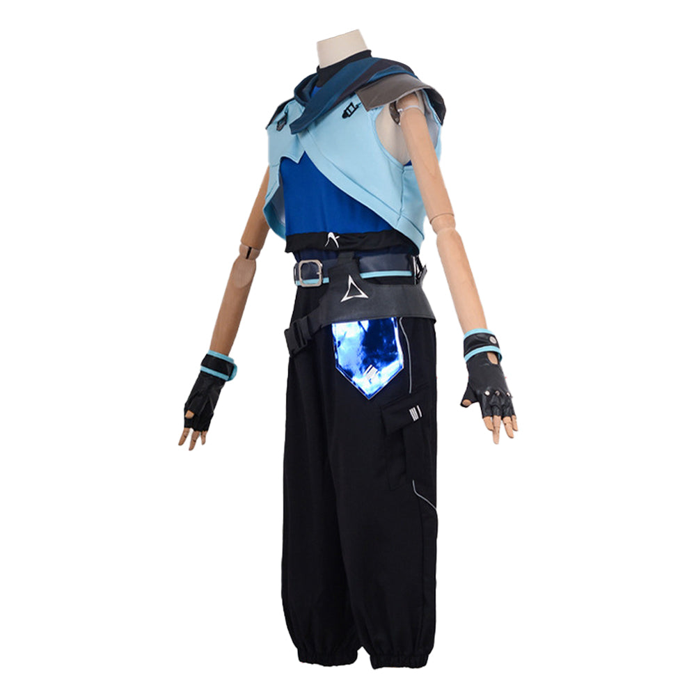 Jett Kostüm Valorant Cosplay Kostüm Halloween Jumpsuit Karneval Kostüm