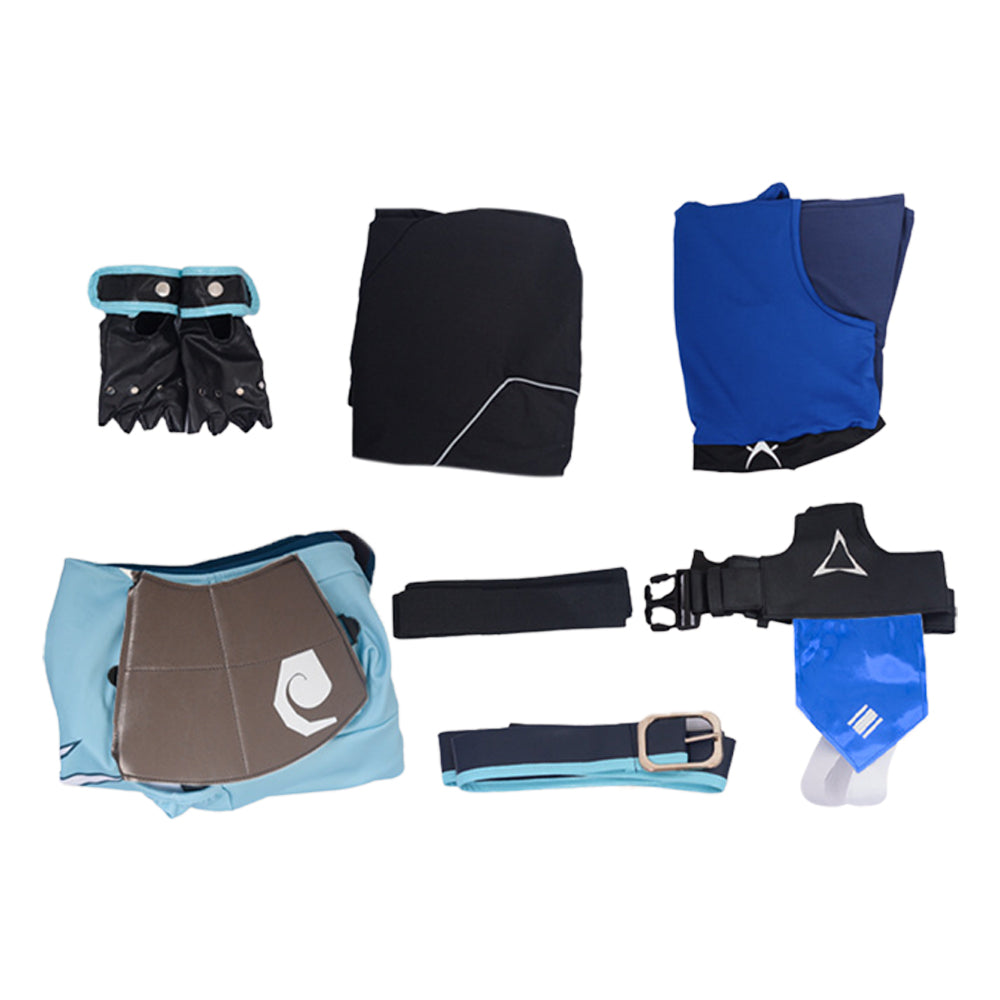 Jett Kostüm Valorant Cosplay Kostüm Halloween Jumpsuit Karneval Kostüm