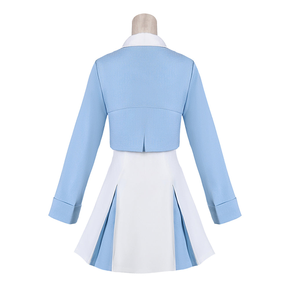 Sakura Cardcaptor Sakura weiß-blau Kostüm Cosplay Outfits