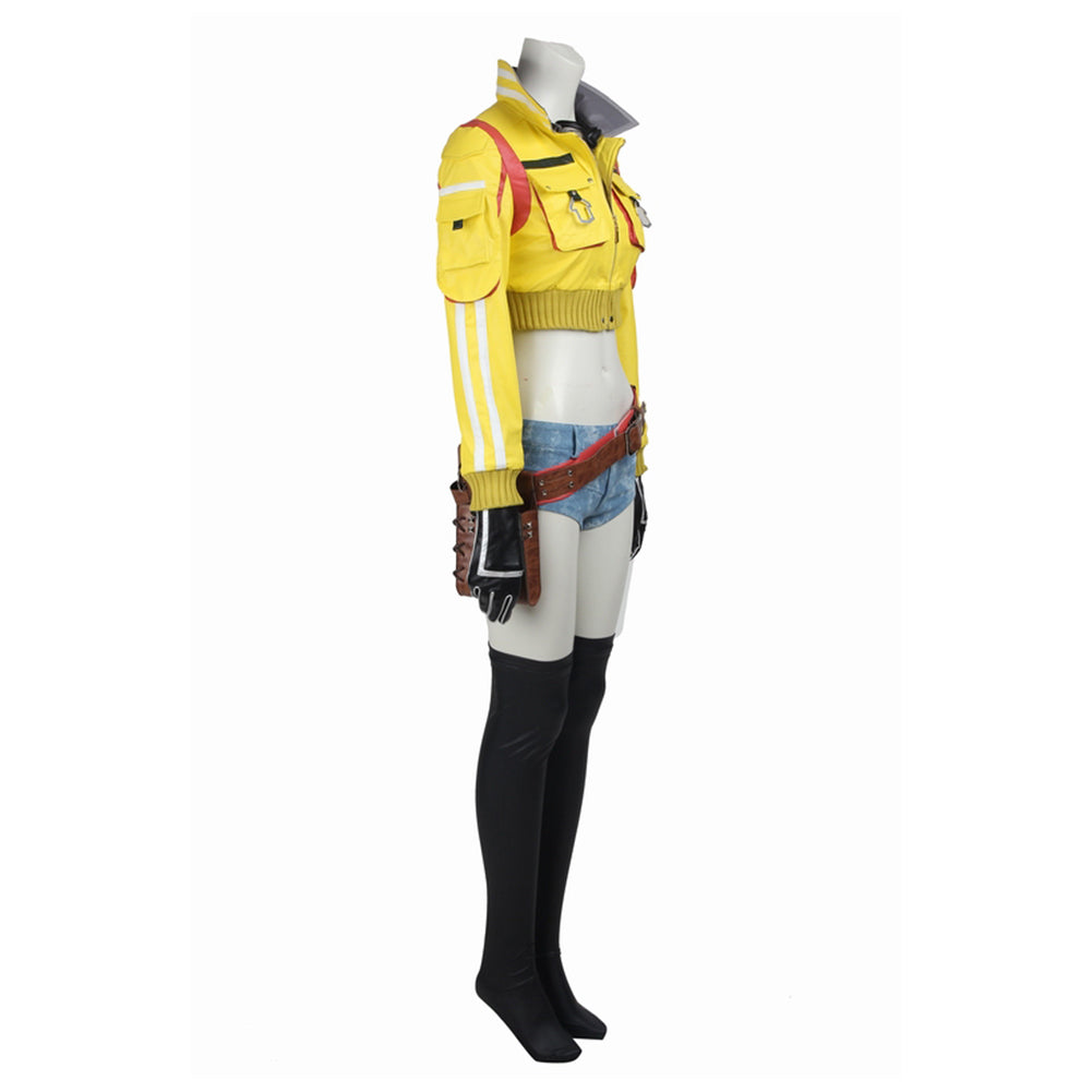 Final Fantasy XV  FF15 Cindy Aurum Tankstelle Service Uniform Cosplay Kostüm