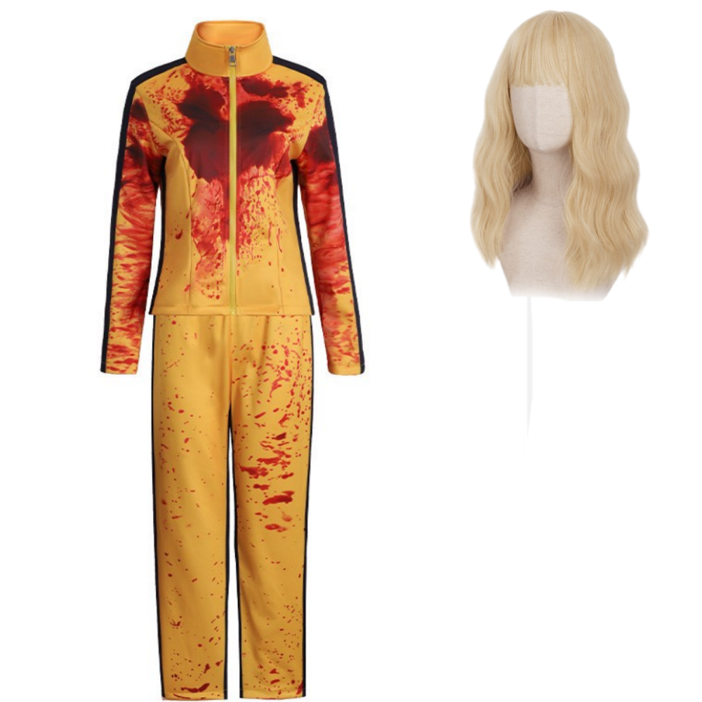 Kill Bill The Bride gelb Kostüm Cosplay Outfit