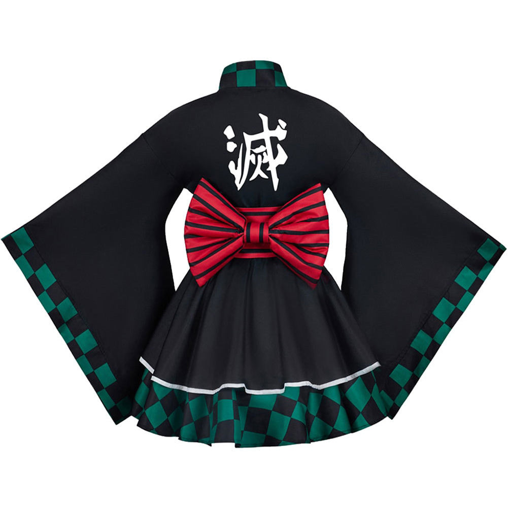 Blade of Demon Destruction Kisatsutai Cosplay Lolita Kostüm Halloween Karneval Kleid
